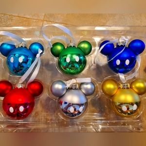 Mickey Mouse Ornaments -set of 6